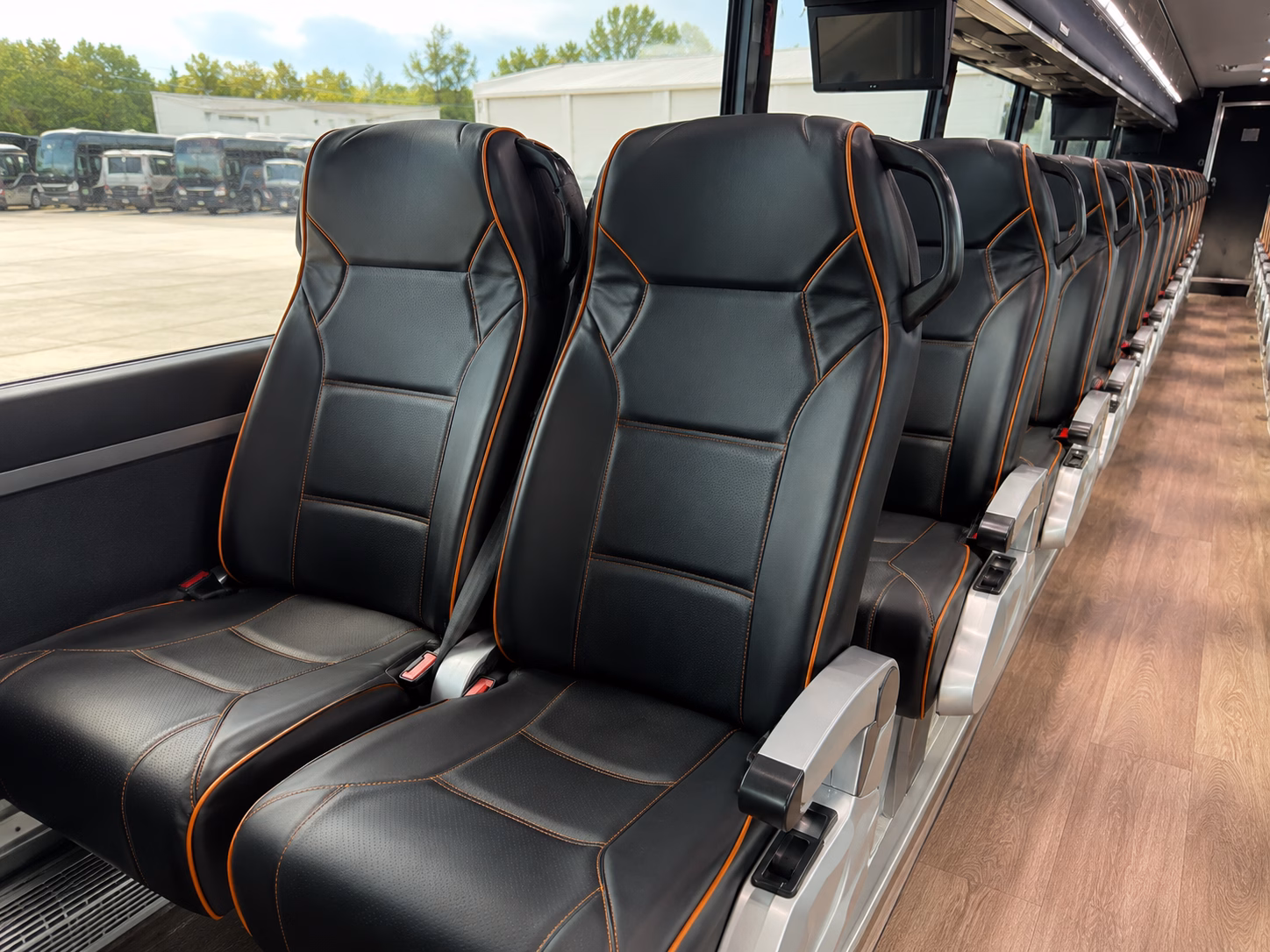 short north and german village wedding shuttles done right